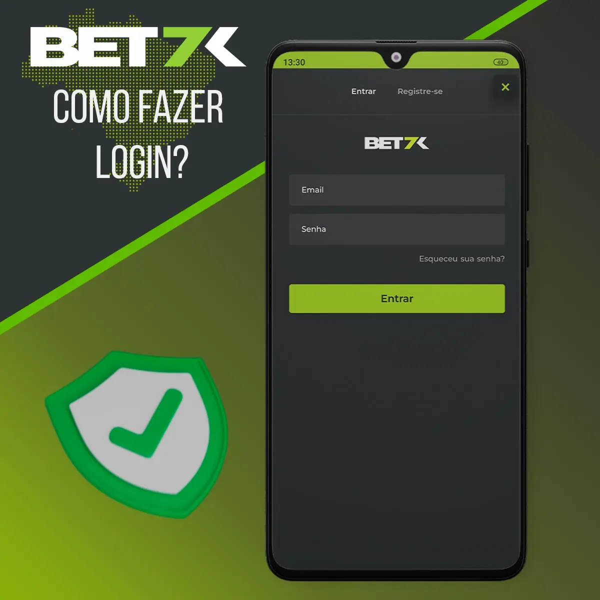 Fazendo login no BR4BET